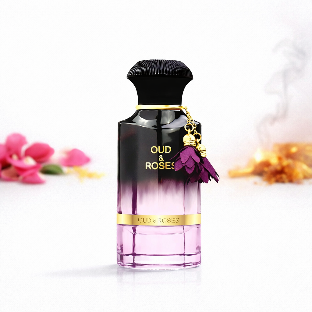 Oud & Roses EDP by Ahmed Al Maghribi — 60ml Full Bottle + Decant Samples