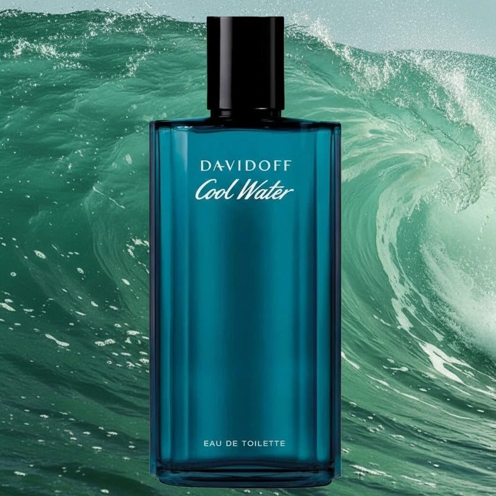 Davidoff Cool Water Eau de Toilette for Men – Fresh aquatic fragrance with mint, lavender, and amber notes