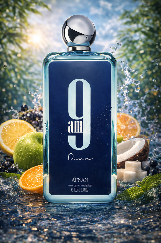 Afnan | 9AM – Eau de Parfum | Decant Samples 2 mL / 5 mL / 10 mL