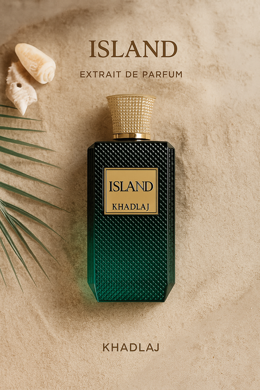 Khadlaj – Island | Tropical Woody Men’s Fragrance | 2ml–10ml Decants