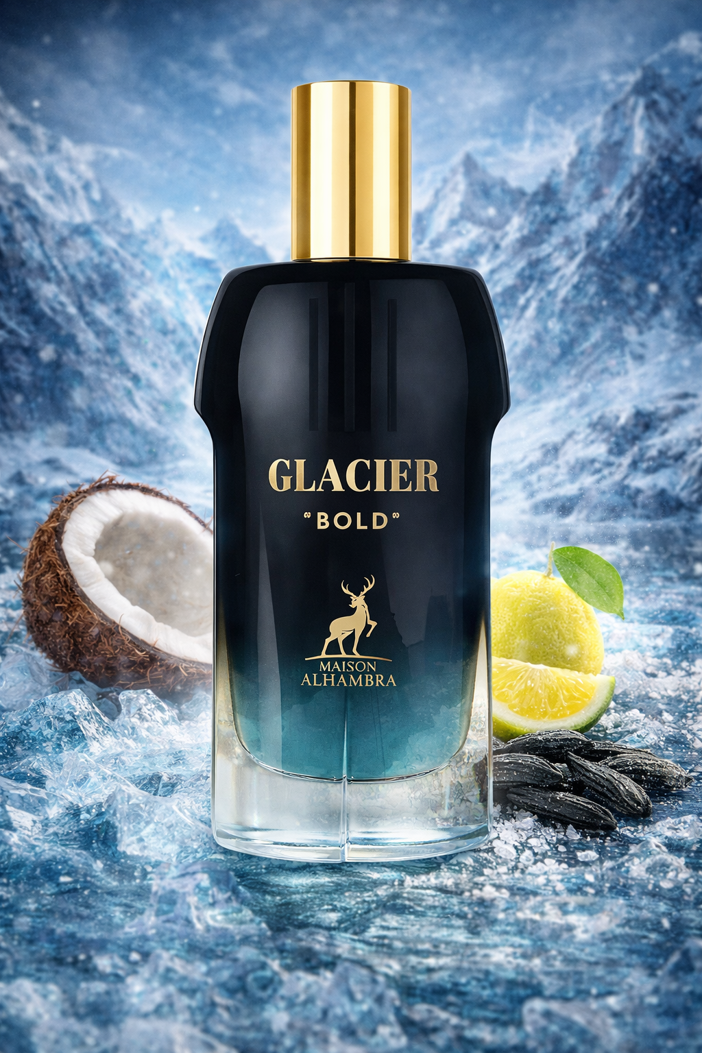 Maison Alhambra | Glacier Bold – Eau de Parfum | Decant Samples 2 mL / 5 mL / 10 mL