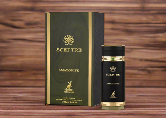 Sceptre Amazonite by Maison Alhambra – Spicy Oud Incense Fragrance | Decant Sample 2ml, 5ml, 10ml Spray