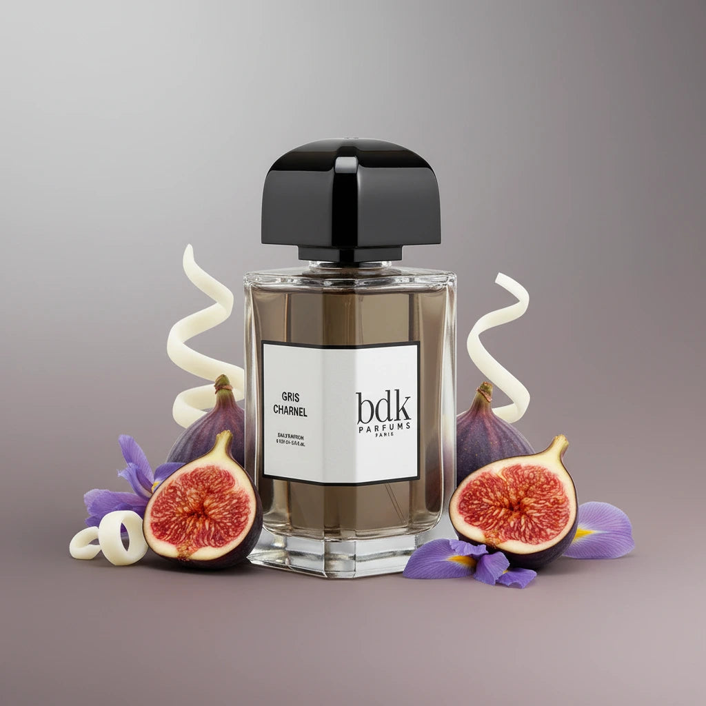 BDK Parfums Gris Charnel bottle on white background—EDP 100 mL style for product page