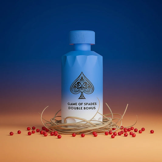 Jo Milano Game of Spades Double Bonus bottle on white background for product page (square, centered)